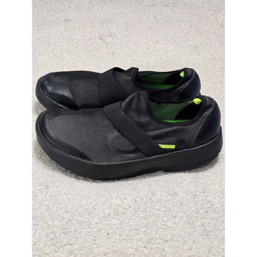 OOFOS OOmg Sport Low Black Recovery Shoes Mens 11.5 EU 44.5 7012022-16 - Picture 6 of 10